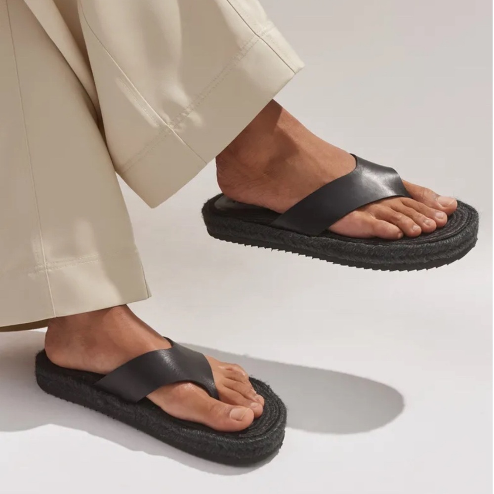 ME + EM Espadrille Flip Flops